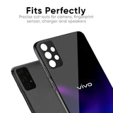 Black Onyx Glass Case for Vivo Y300 5G