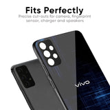 Blue Scratch Glass Case for Vivo T3 Pro 5G