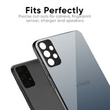 Smokey Grey Color Glass Case For IQOO Z9s Pro 5G