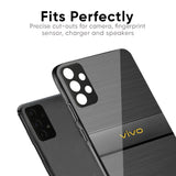 Grey Metallic Glass Case For Vivo Y300 5G