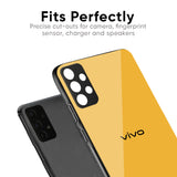 Fluorescent Yellow Glass case for IQOO Z9s Pro 5G