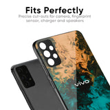 Watercolor Wave Glass Case for IQOO Z9s Pro 5G