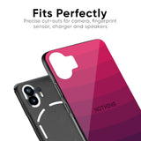 Wavy Pink Pattern Glass Case for Nothing Phone 2a 5G