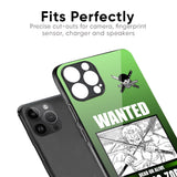 Zoro Wanted Glass Case for iPhone 16