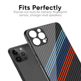 Carbon Inspired Glass Case for iPhone 8 Plus