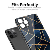 Abstract Tiles Glass Case for iPhone 16 Plus