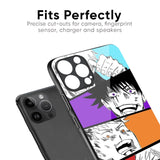 Anime Sketch Glass Case for iPhone 16