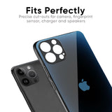 Blue Dynamic Glass Case for iPhone 16 Pro