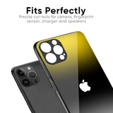 Yellow Shadow Glass Case for iPhone 16 Pro