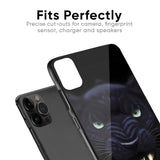 Angry Black Leopard Glass Case for iPhone 6 Plus