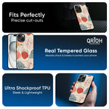 Abstract Faces Glass Case for iPhone 16 Pro