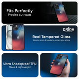 Cosmic Fusion Glass Case for iPhone 16 Pro