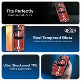 Racing Vintage Glass Case for Oppo Reno7 5G