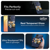 Adventurous Bear Glass Case for Oppo A54