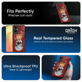 Astronaut Bear Glass Case for Oppo F19