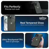 Charcoal Glass Case for Apple iPhone 16e