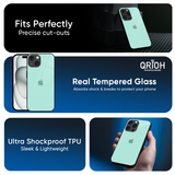 Teal Glass Case for Apple iPhone 16e