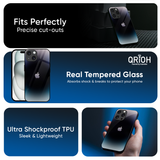 Black Obsidian Glass Case for Apple iPhone 16e