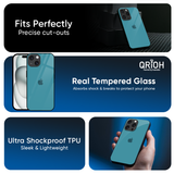 Oceanic Turquiose Glass Case for Apple iPhone 16e