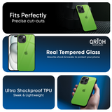 Paradise Green Glass Case For Apple iPhone 16e