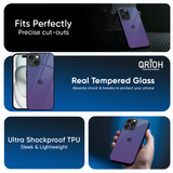 Indigo Pastel Glass Case For Apple iPhone 16e