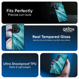 Ocean Marble Glass Case for OnePlus 13R 5G