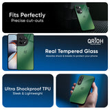 Green Grunge Texture Glass Case for OnePlus 13R 5G