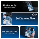 Blue Waves Glass Case for OnePlus 13R 5G