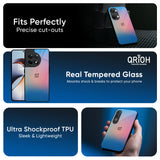 Blue & Pink Ombre Glass case for OnePlus 13R 5G