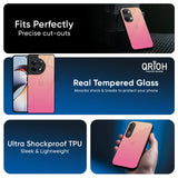 Pastel Pink Gradient Glass Case For OnePlus 13R 5G