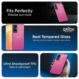 Pink Ribbon Caddy Glass Case for Oppo Find x8 Pro