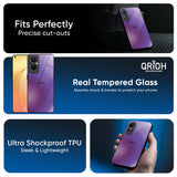 Ultraviolet Gradient Glass Case for Oppo Find x8 Pro