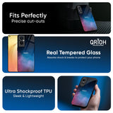 Cloudy Galaxy Glass Case for Oppo Find x8 Pro