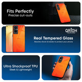 Tangy Orange Glass Case for Oppo Find x8 Pro