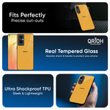 Fluorescent Yellow Glass case for Oppo Find x8 Pro