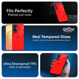 Blood Red Glass Case for Oppo Find x8 Pro