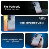 Light Sky Texture Glass Case for Oppo Find x8 Pro