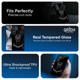 Dark Superhero Glass Case for Samsung Galaxy S25 Ultra 5G