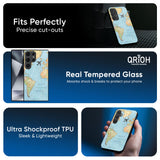 Travel Map Glass Case for Samsung Galaxy A16 5G