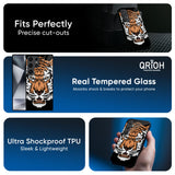 Angry Tiger Glass Case For Samsung Galaxy A16 5G