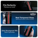 Vertical Stripes Glass Case for Samsung Galaxy A16 5G