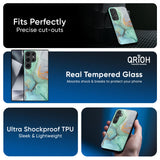 Green Marble Glass Case for Samsung Galaxy A16 5G