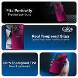 Pink Burst Glass Case for Samsung Galaxy S25 5G