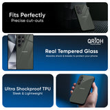 Charcoal Glass Case for Samsung Galaxy S25 Plus 5G