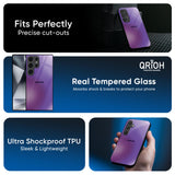 Ultraviolet Gradient Glass Case for Samsung Galaxy S25 Plus 5G