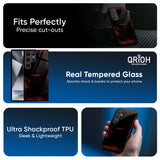 Evil Fire Glass Case for Samsung Galaxy S25 Ultra 5G