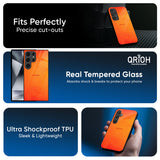 Tangy Orange Glass Case for Samsung Galaxy A36 5G