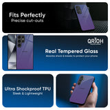 Indigo Pastel Glass Case For Samsung Galaxy A16 5G