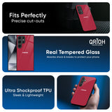 Solo Maroon Glass case for Samsung Galaxy A26 5G