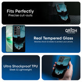 Cyan Bat Glass Case for Vivo T3 Pro 5G